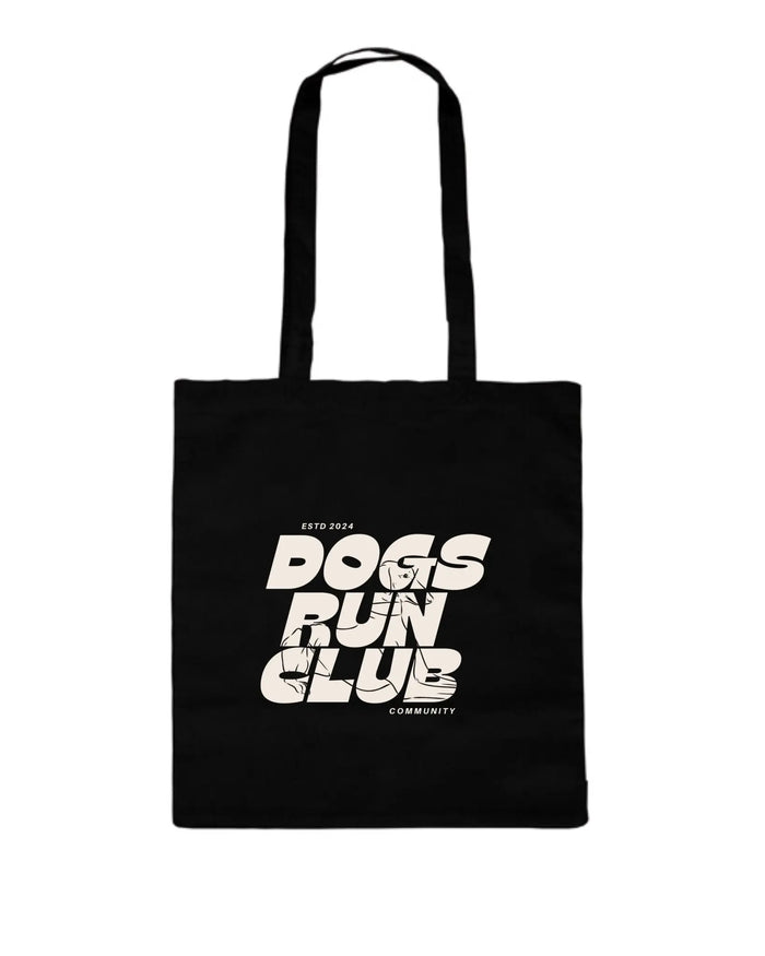 Tote bag Dogs Run Club para quienes corren con su perro