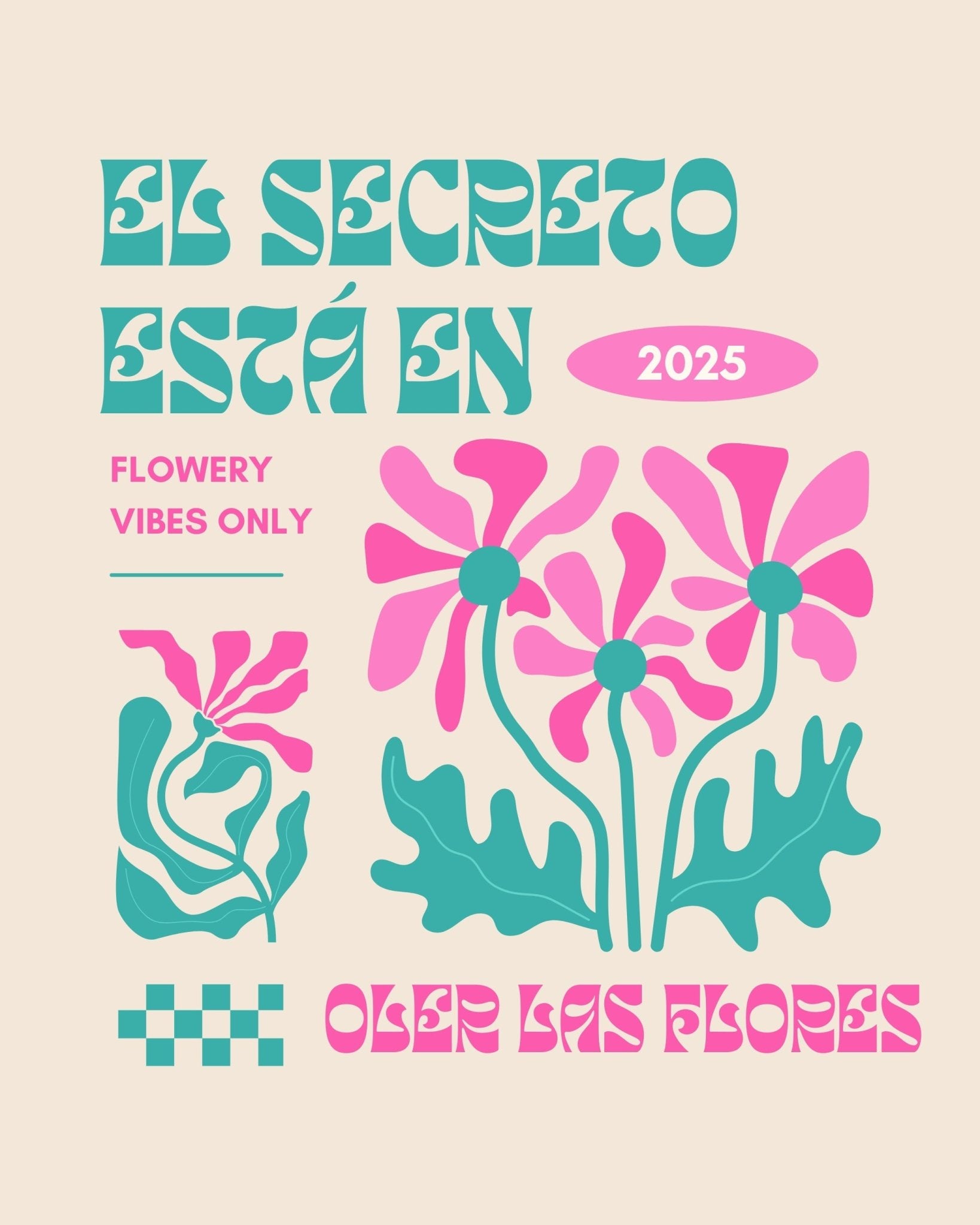 Tote Bag El Secreto Está en Oler las Flores – Estilo Urbano Psicodélico - LA FLAMA ESTUDI | Bordados personalizados