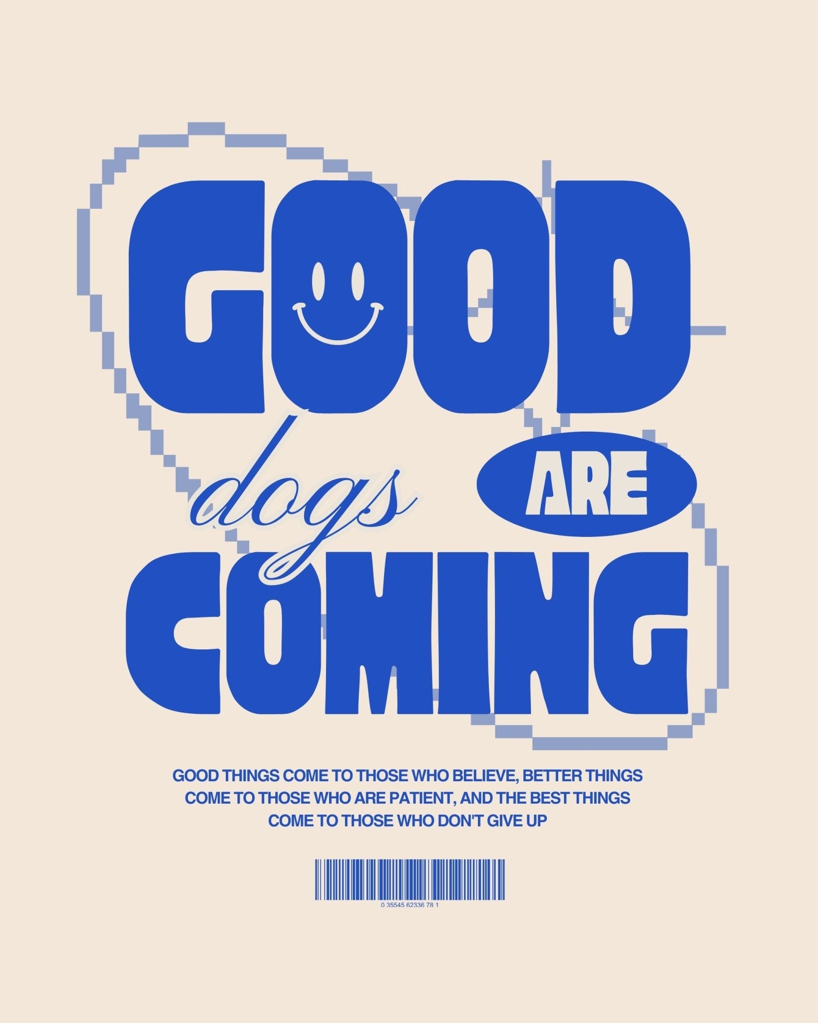 Tote Bag Good Dogs Are Coming - LA FLAMA ESTUDI | Bordados personalizados