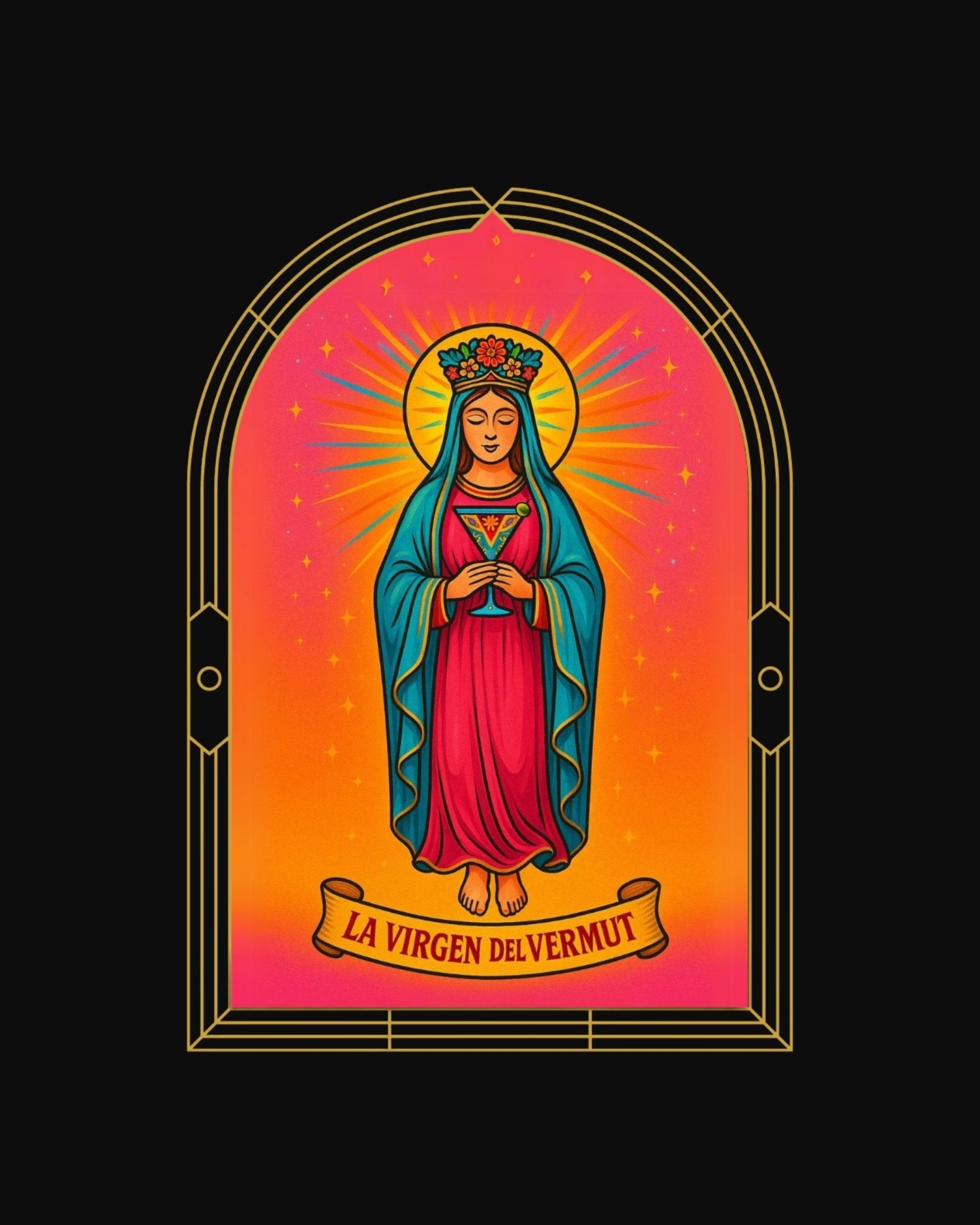 Tote Bag La Virgen del Vermut - LA FLAMA ESTUDI | Bordados personalizados