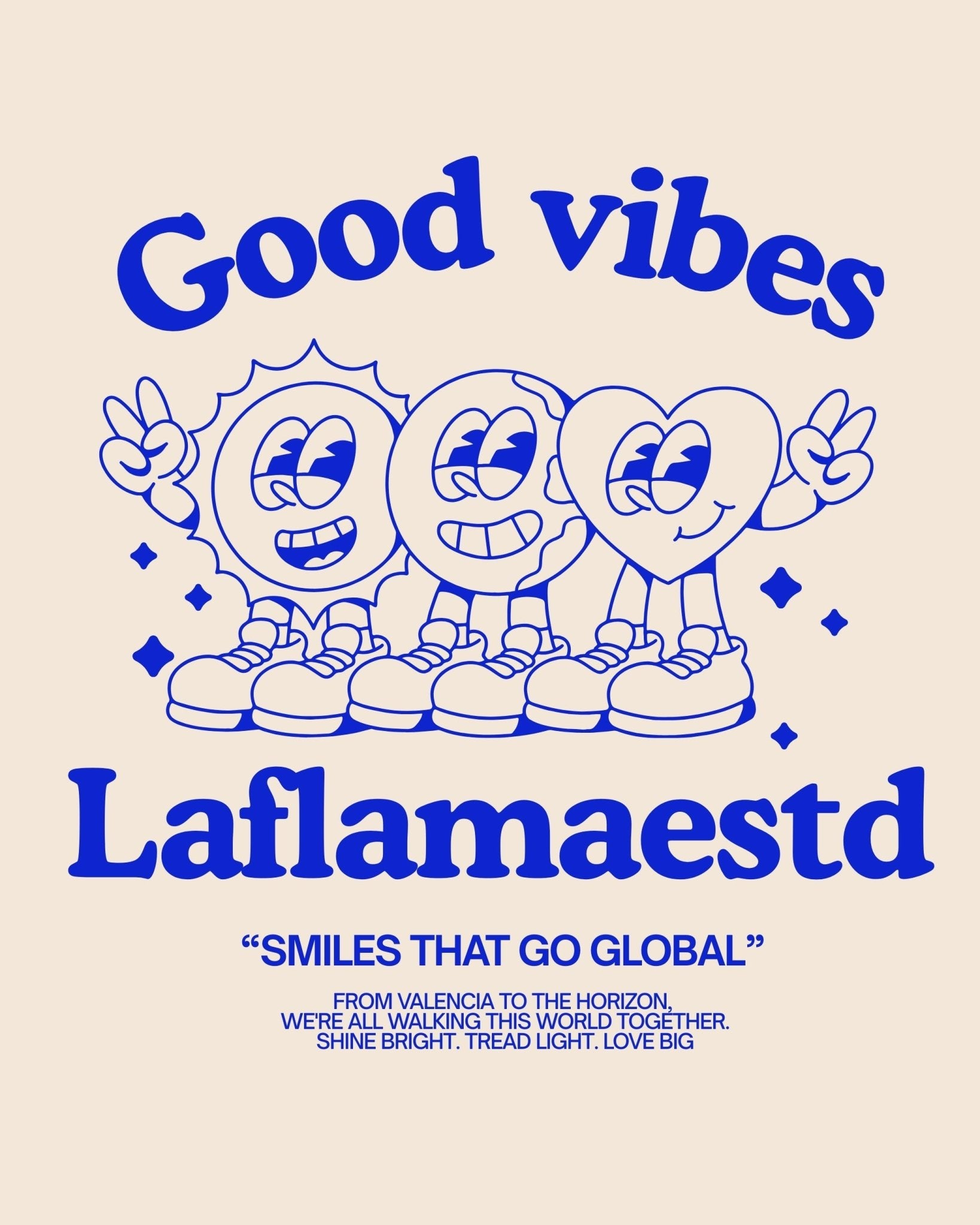 Tote Bag Laflamaestd Good Vibes - LA FLAMA ESTUDI | Bordados personalizados