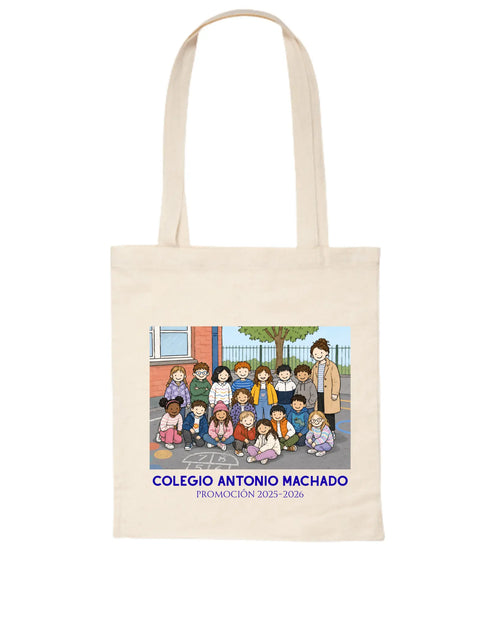 Tote Bag Personalizada con Foto de la Clase | Regalo Profesores - LA FLAMA ESTUDI | Bordados personalizados