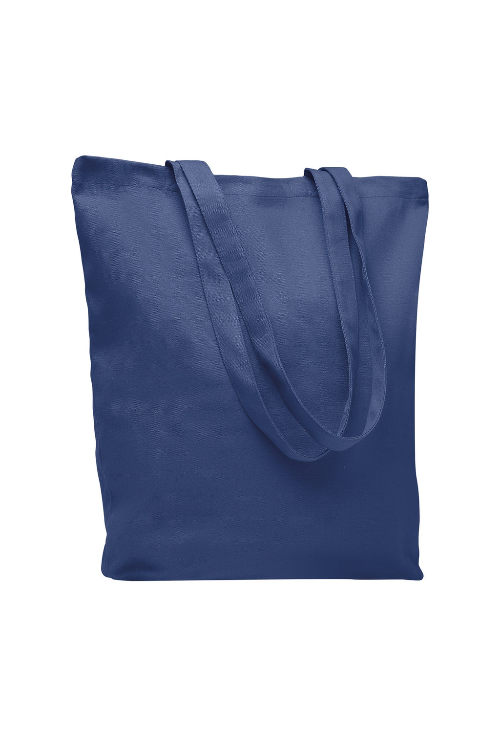 Tote bag de lona de algodón de 270 g/m² con fuelle y asas reforzadas, lista para personalizar