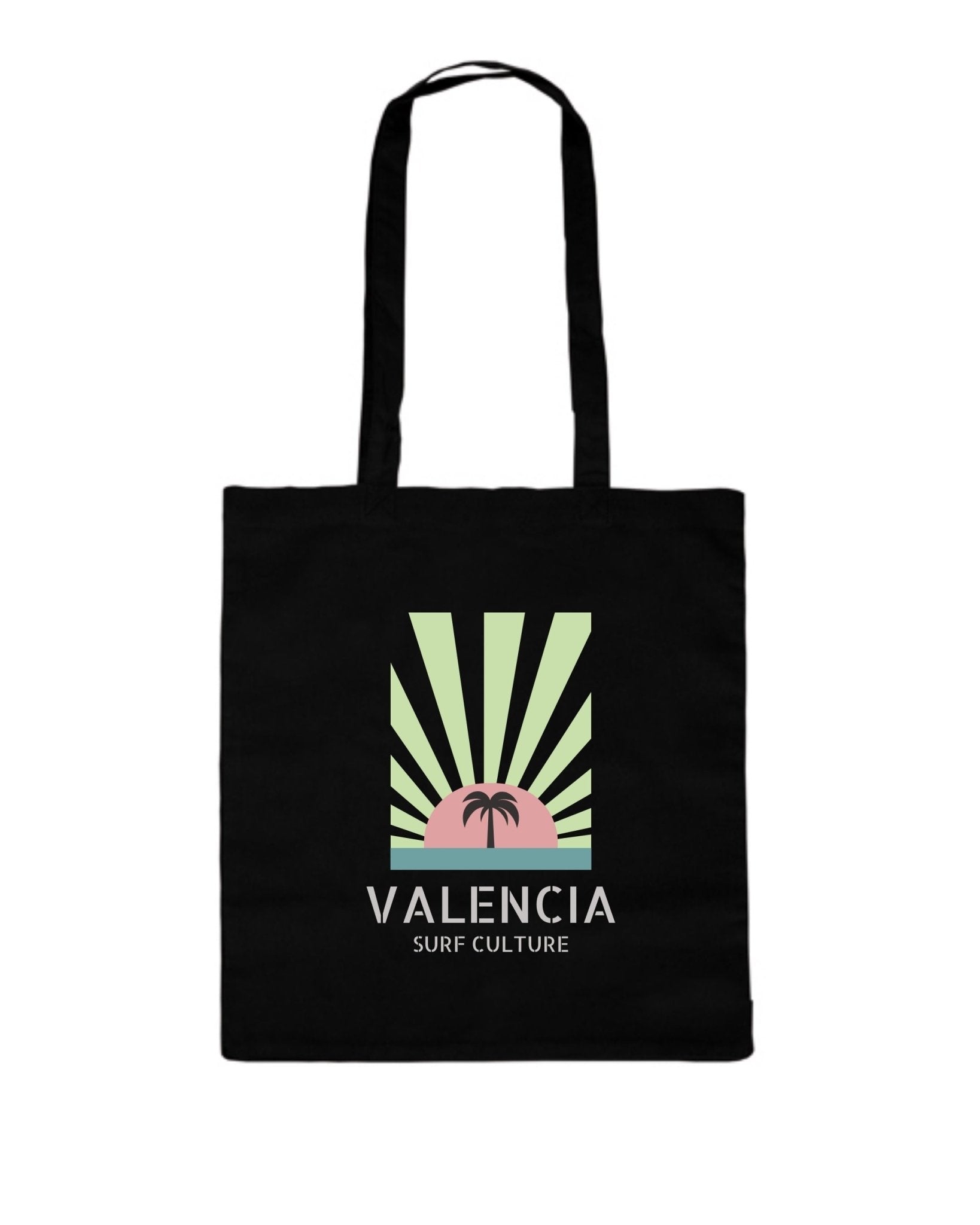 Tote Bag “Valencia Surf Culture” – Edición Mediterráneo Wave - LA FLAMA ESTUDI | Bordados personalizados