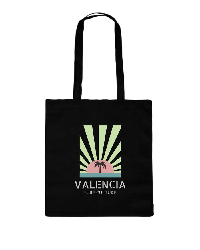 Tote bag Valencia Surf Culture con diseño mediterráneo